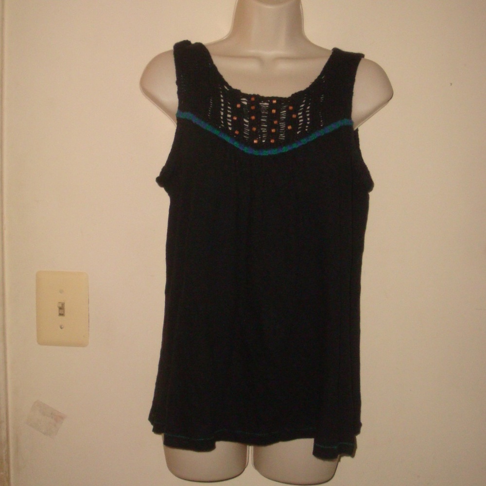 Anthropologie Meadow Rue Blouse Linen Blend. Sz S